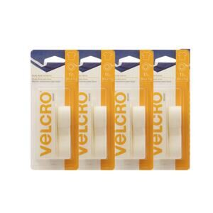 NEW! VELCRO Brand Sticky Back‎ for Fabrics Tape, 24" in White 4PK